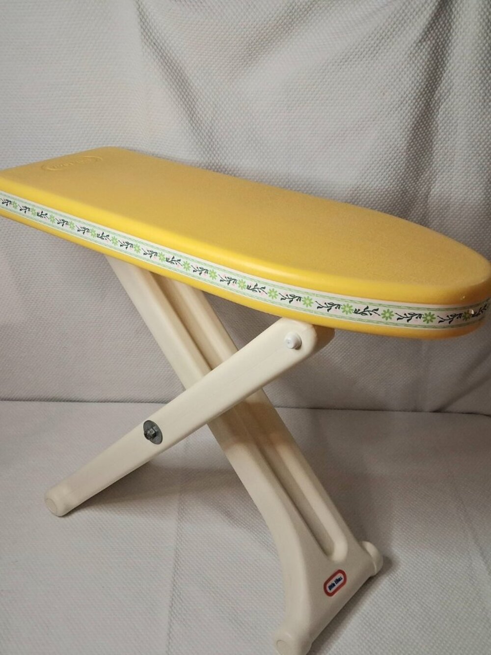 Vintage Little Tikes Child Size Pretend Play Yellow Ironing Board Cute!